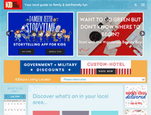 Tablet Screenshot of kidsizeliving.com.au